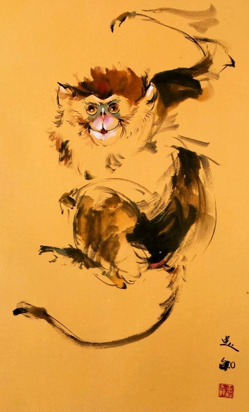王忠和丨灵猴献瑞篇赞猴古诗词欣赏