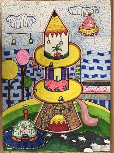 大冶市新街小学第二十届科幻画优秀作品展示