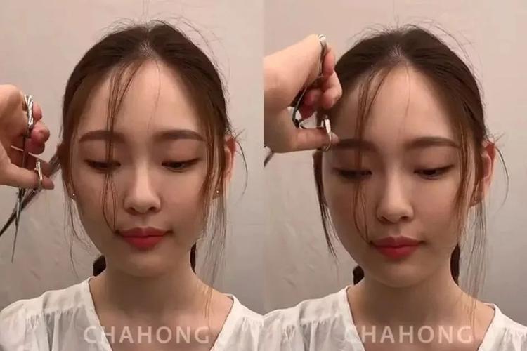 超强发际线整形技巧!找出关键5点碎发,自己剪出美美小脸轮廓线