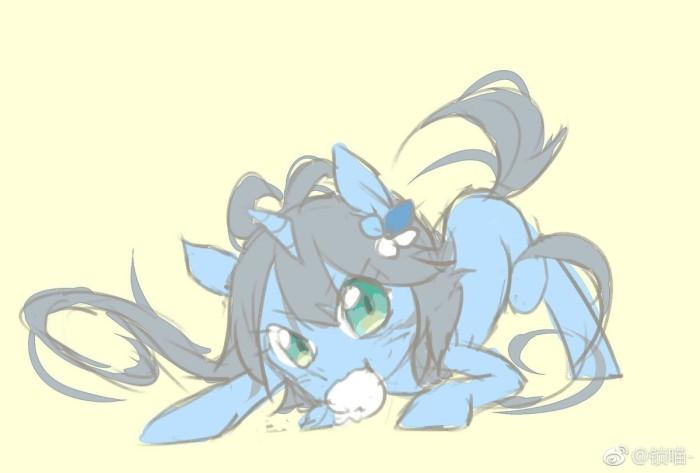 洛天依pony化喂喂放下包子