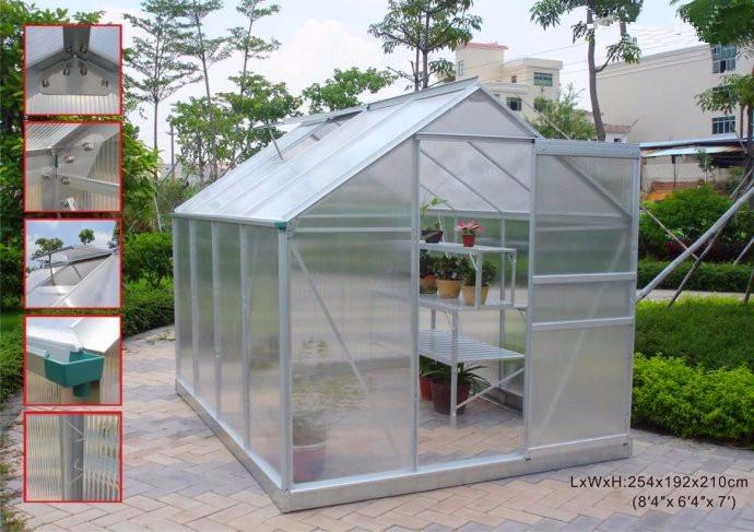 青州瀚洋温室花房 中小型阳光温室花棚 家庭花棚 组装