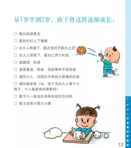 【发展评价】教育部 | 0~6岁儿童发展的里程碑——发育异常自查手册