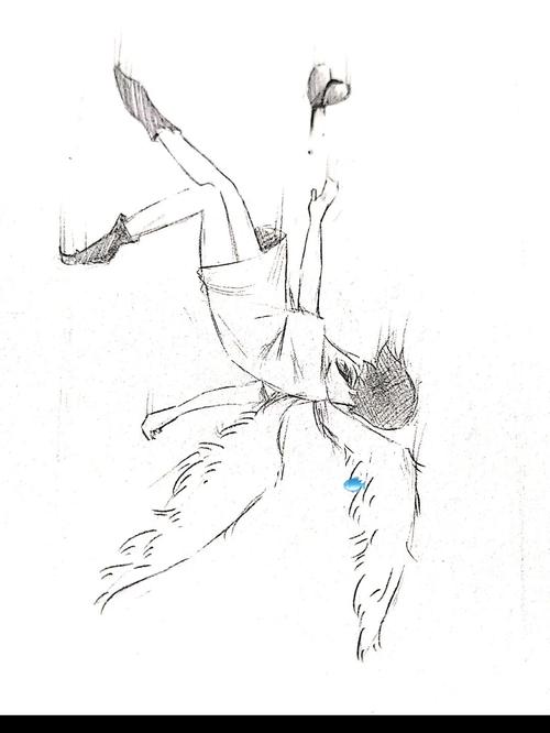 《坠落》_手绘_线稿_教程_文化_绘画