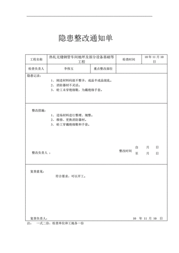 安全隐患整改通知单表格.doc 12页