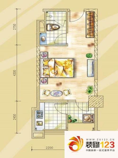 德坤新天地moho公寓e户型户型图 .