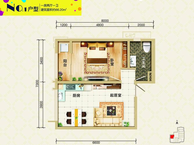 1_幸福家园户型图-兰州搜狐焦点网