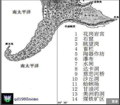林肯岛(神秘岛)和金银岛的地图