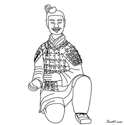 兵马俑图片_简笔画图片_少儿图库_中国儿童资源网