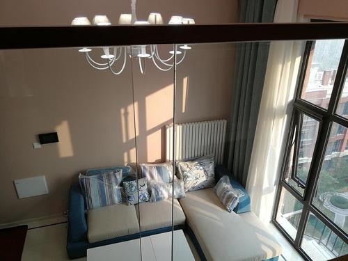 后沙峪金地中央世家loft新房首次出租,67平全新家.