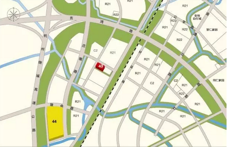 杭储14号三墩北单元b-r21-08宅地  图源:杭州读地手册