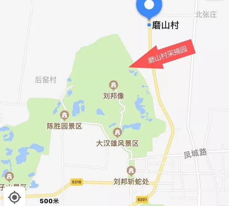 5月底—6月中旬采摘地点:芒砀山旅游区大汉雄风景区铁角山采摘园采摘