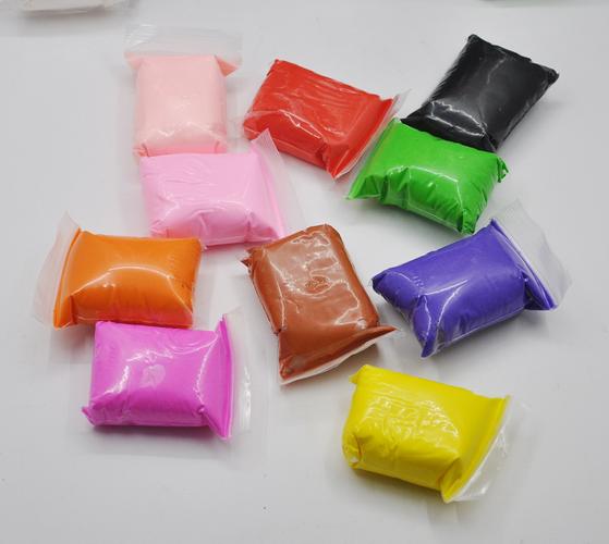 12色超轻泥超轻粘土24色粘土幼儿园手工玩具 太空泥袋装12 24色