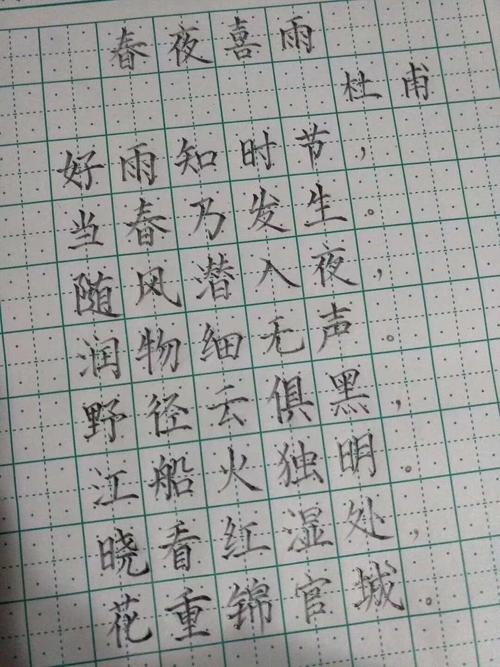 赵汝飞练字班,学生字帖展示
