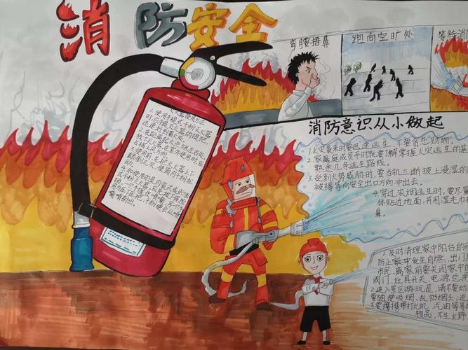 消防知识手抄报