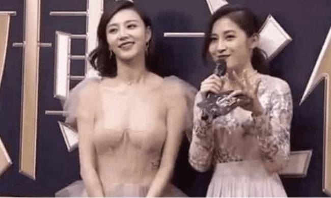 女星挑战无痕液体裙小s惹眼刘亦菲端庄都没她敢露