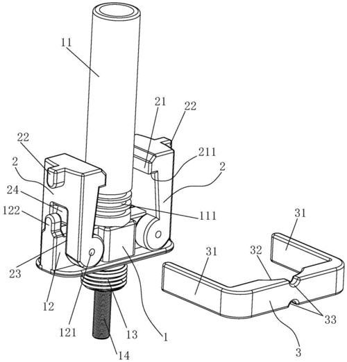 一种水火箭发射用抱爪式发射器的制作方法