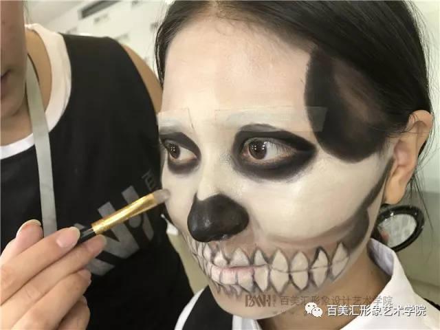 万圣节妆容第三弹之骷髅妆
