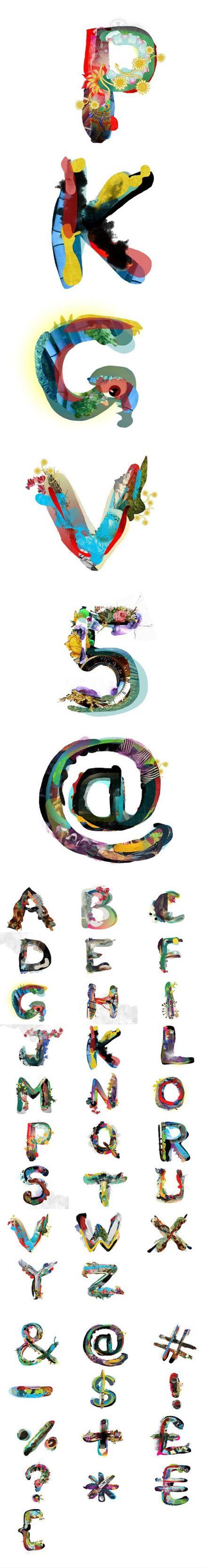 英文字母创意设计 design设计创意 拼图详情页 设计时代-powered by