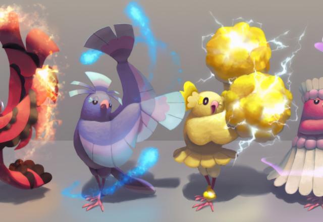 宝可梦奇闻趣事只能用一般z的花舞鸟动画首次出现性格