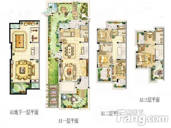 中港城·紫澜别墅户型图