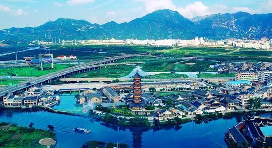 (南湖新城白象塔实景图)