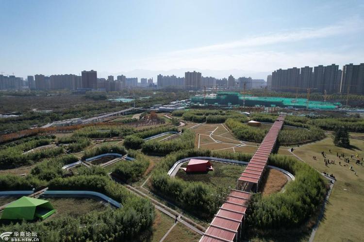 航拍雁南公园-西安论坛-华商论坛