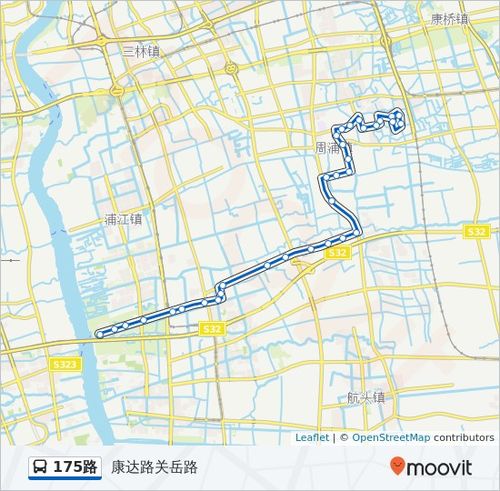 公交175路的线路图