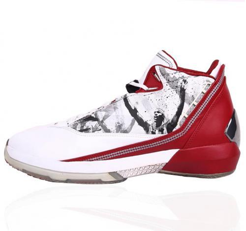 air jordan 22 乔丹22白红元年最后一投篮球鞋 315299-162