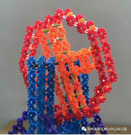 雪花怎么画摩天轮转起来了大四班雪花片建构项目活动