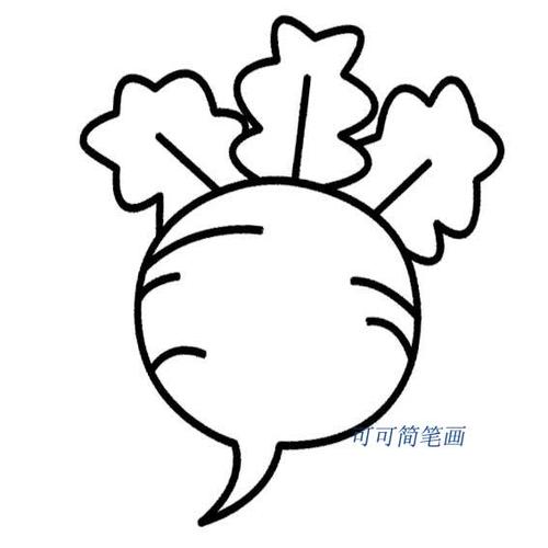 幼儿蔬菜简笔画图片
