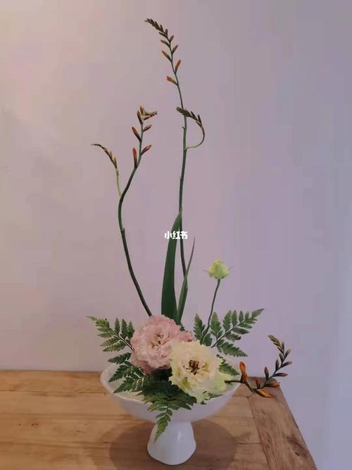 一期一会·日式小原流插花_插花_家居家装_家居装饰