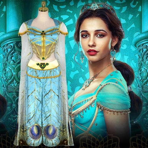 2019年真人电影阿拉丁神灯 茉莉公主cos万圣节服装