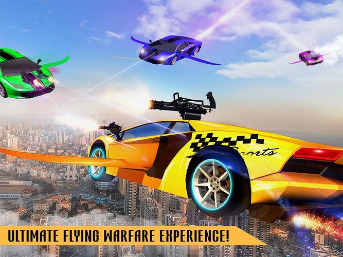 flying robot car - robot transformation game