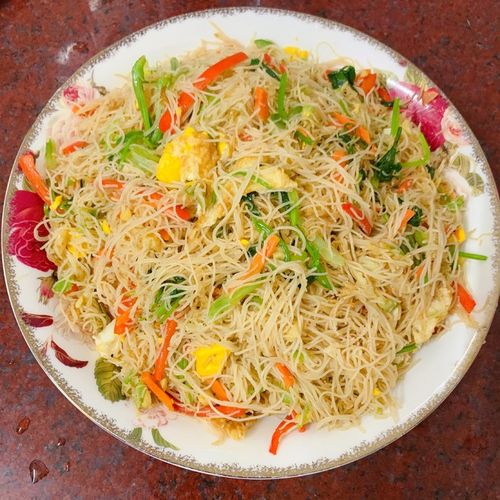 鸡蛋三丝炒米粉