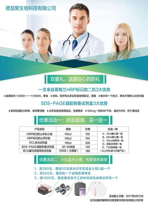 生物科技宣传单