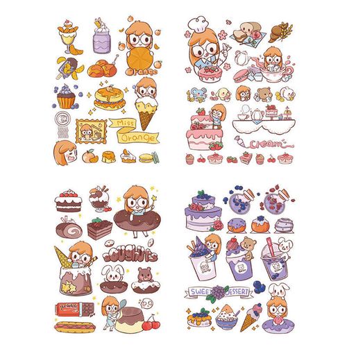 少女心手账贴纸可爱木子里手账胶带卡通diy手账手机装饰小贴画朴珀妮