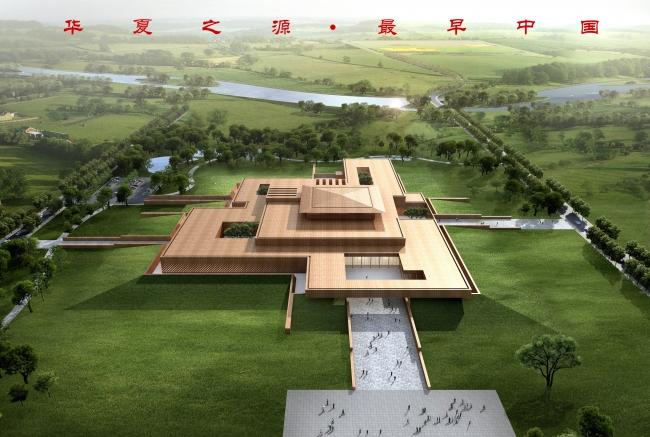 我校提供原创方案的二里头遗址博物馆开建展示最早的中国