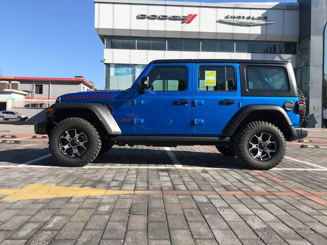 2021款牧马人摩洛哥蓝色到店!北京店实拍首发