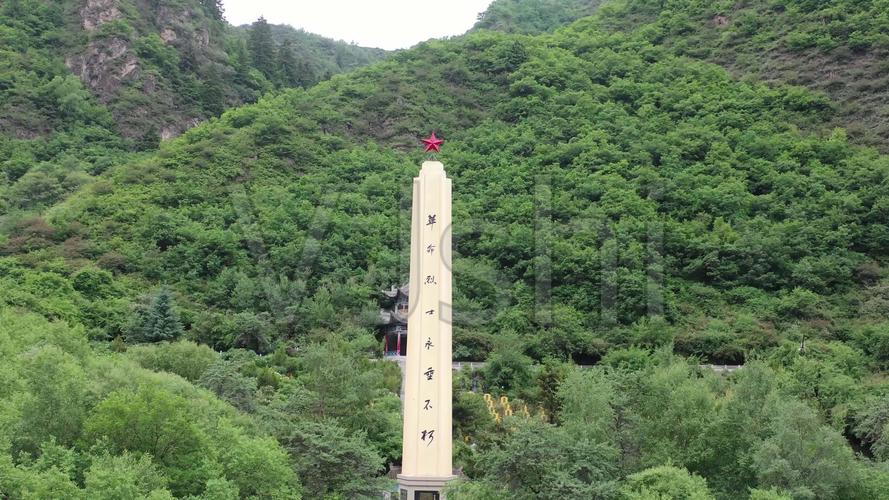 榆中县兴隆山烈士陵园航拍(夏季)_3840x2160_高清视频