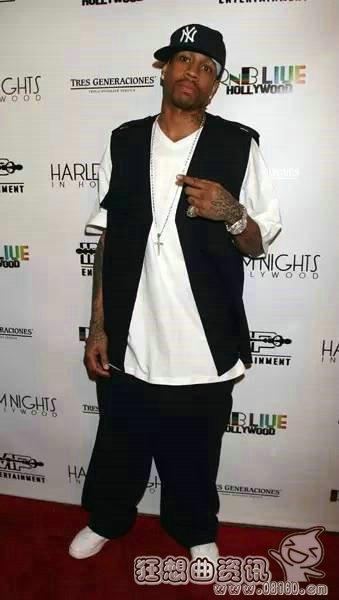 艾弗森式嘻哈大短裤图片艾佛森的嘻哈风格介绍2