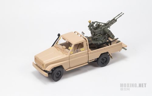 meng vs-005 皮卡搭载zpu-2高射机枪模型网评测(8)