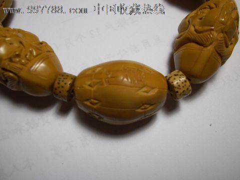 橄榄核手串十八罗汉雕工不错李娜款