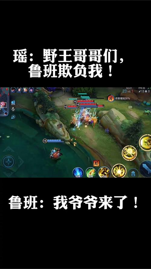 搞笑王者荣耀段子瑶野王哥哥们鲁班欺负我鲁班我爷爷来了