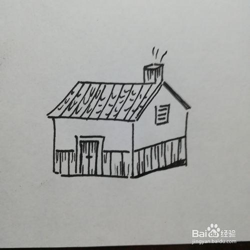 小房子简笔画图片大全12张第8张最近写生画的北方特有的小土房子很久