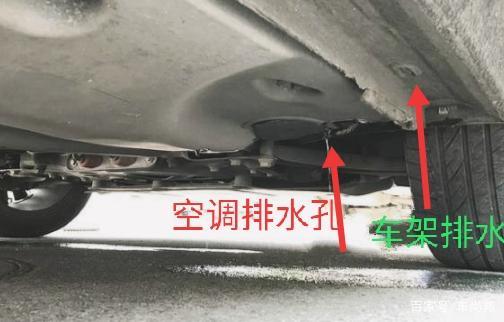 教你认识汽车上的排水孔
