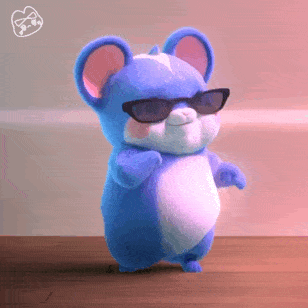 红蓝小卷鼠动态表情包小卷鼠gif表情包抖音超火小卷鼠表情包合集