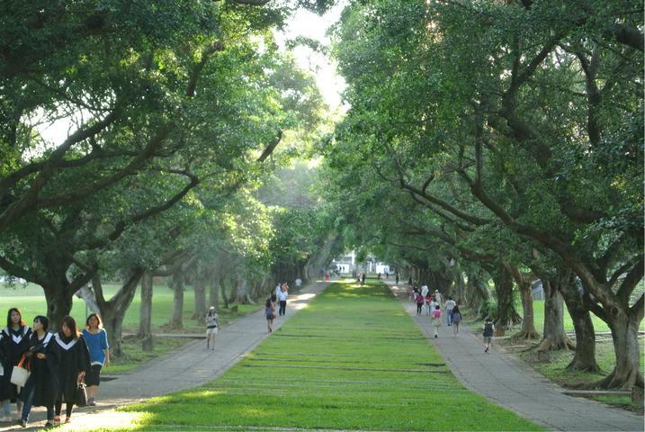 东海大学被称作是台湾最美的学校,建在山上
