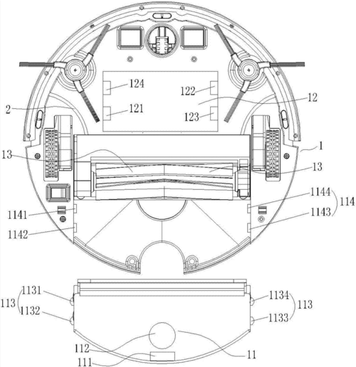 自动扫地机布线结构制造技术,扫地机器人结构专利_技