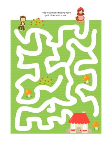 网站首页 海量文档 幼儿/小学教育 幼儿教育小红帽迷宫_儿童科普益智.