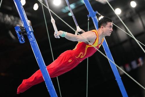 奥运吊环冠军刘洋比赛过程走红,撞脸某知名港星,发力表情成焦点